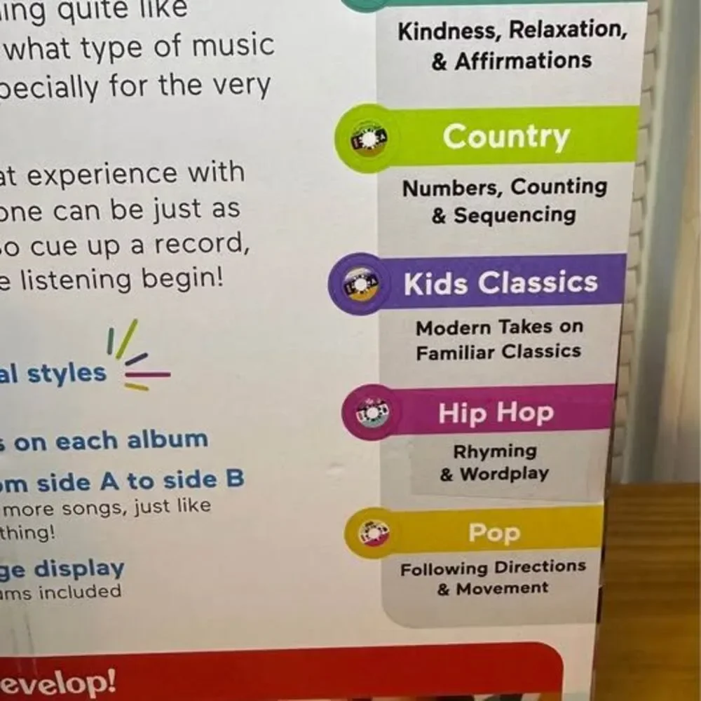 NEW Fisher-Price Rockin’ Record Player Musical Turntable & 5 Records